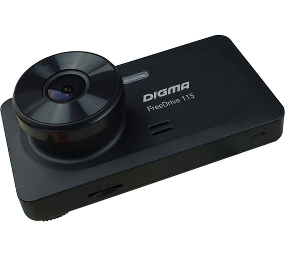 Видеорегистратор DIGMA FreeDrive 115, 2-х канальный, 1920x1080 Full HD dpi, MicroSD, 32 ГБ, Черный детальное изображение - 3