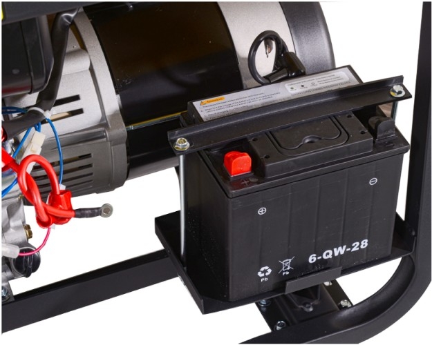 Генератор дизельный с воздушным охлаждением HUTER LDG 7000LXA 64/2/8, открытый, 5 кВт, Желтый детальное изображение - 8