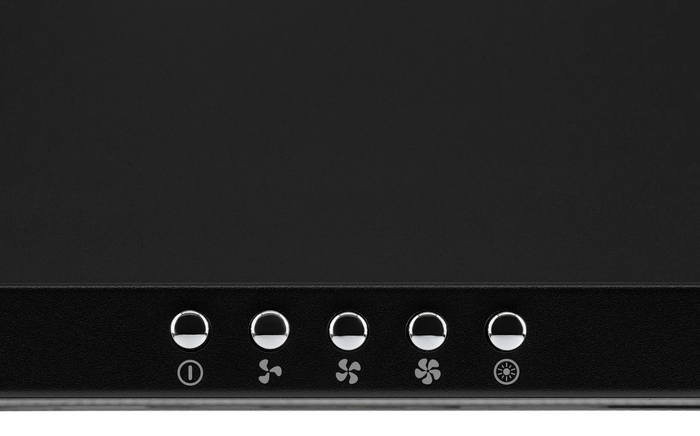 Вытяжка Krona ULRIKA 600 black PB, Черный №2