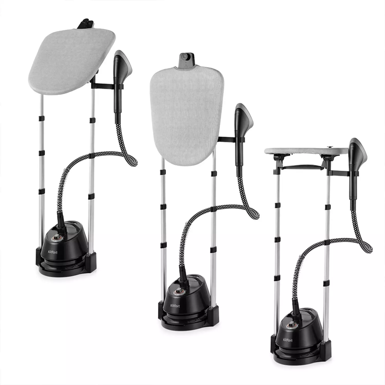 Отпариватель Kitfort КТ-9112, Черный/серебристый детальное изображение - 3