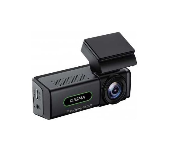 Видеорегистратор DIGMA FreeDrive Allwinner 940W, 3840х2160 dpi, MicroSD, 256 ГБ, Черный детальное изображение - 3