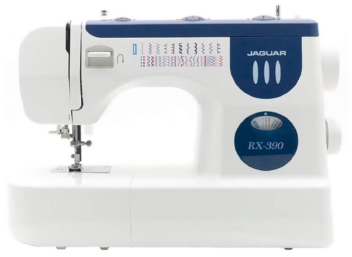 Швейная машина Jaguar RX-390, белый/Синий №1