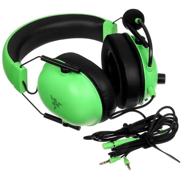 Проводные наушники Razer Blackshark V2 X, Зеленый детальное изображение - 5