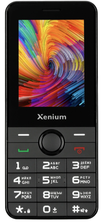 Мобильный телефон Xenium X240, 32 Мб, Черный, Dual mini-SIM детальное изображение - 1