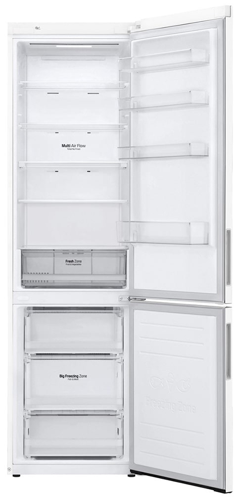 Холодильник LG GA-B509CQSL, Белый детальное изображение - 3