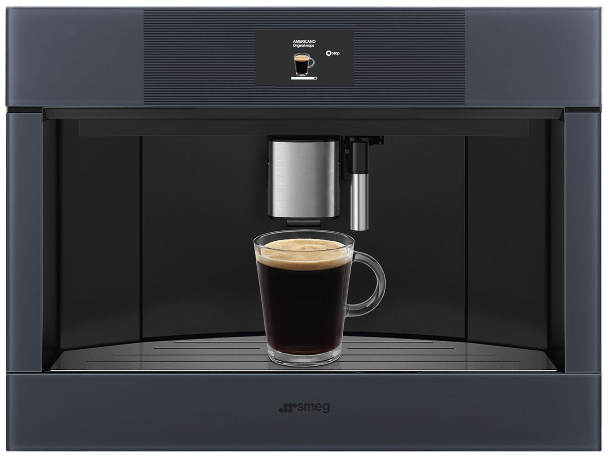 Встраиваемая автоматическая кофемашина Smeg CMS4104GRU, Серый детальное изображение - 2
