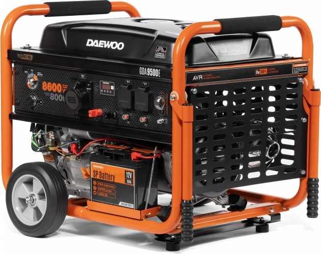Генератор бензиновый DAEWOO GDA 9500E, 8 кВт, Оранжевый детальное изображение - 3
