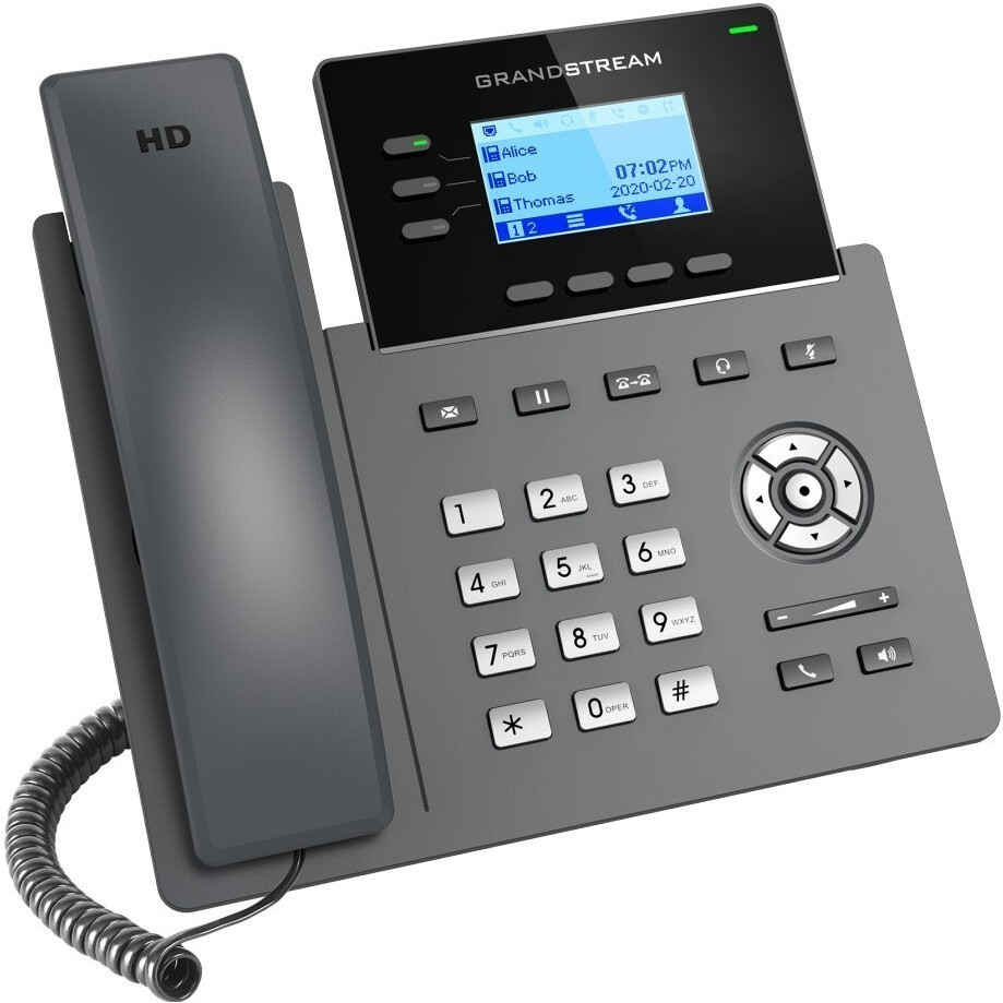 VoIP-телефон Grandstream GRP2603P, Черный детальное изображение - 1