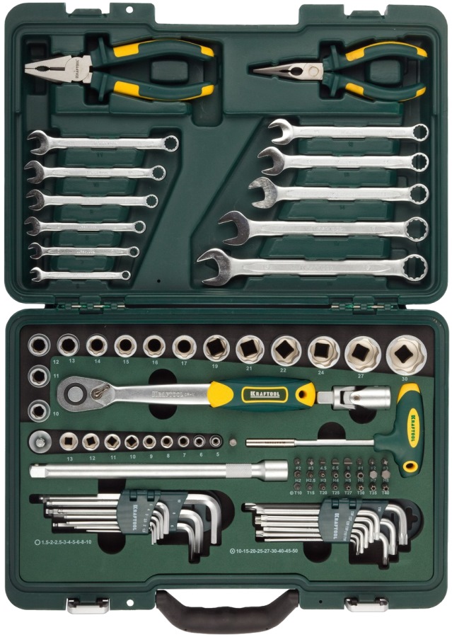 Набор инструментов KRAFTOOL 27977-H84 детальное изображение - 1