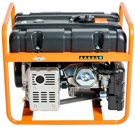 Генератор бензиновый VILLARTEC GG 6300C, 5 кВт, Оранжевый детальное изображение - 7