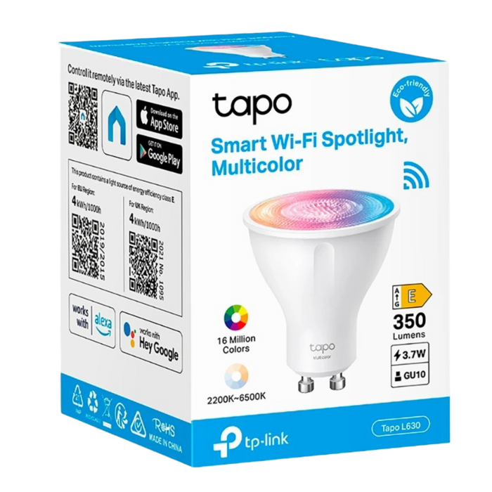 Умная лампочка TP-Link Tapo L630, 3.7 Вт, 350 Лм, Белый №2