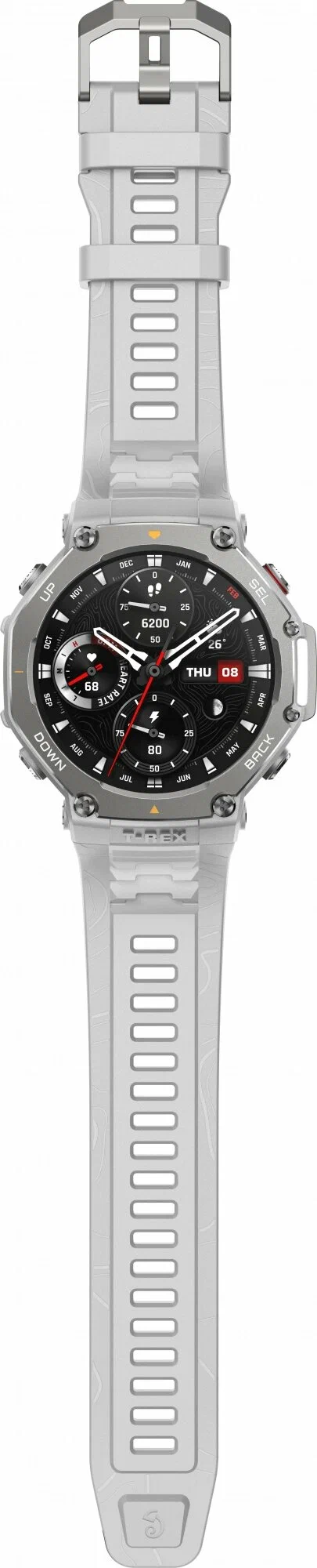 Смарт-часы Amazfit T-Rex 3 A2323 48 мм, Серая дымка детальное изображение - 3
