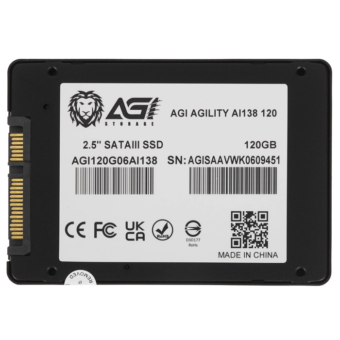 Накопитель SSD AGI AI138 AGI120G06AI138, 120 Гб №2