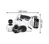 Электрический рубанок Bosch GHO 18 V-LI Professional 0.601.5A0.301, 600 Вт,  Синий вариант - 2