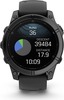 Смарт-часы Garmin fenix E AMOLED 47 мм, серый безель, черный силиконовый ремешок вариант - 10