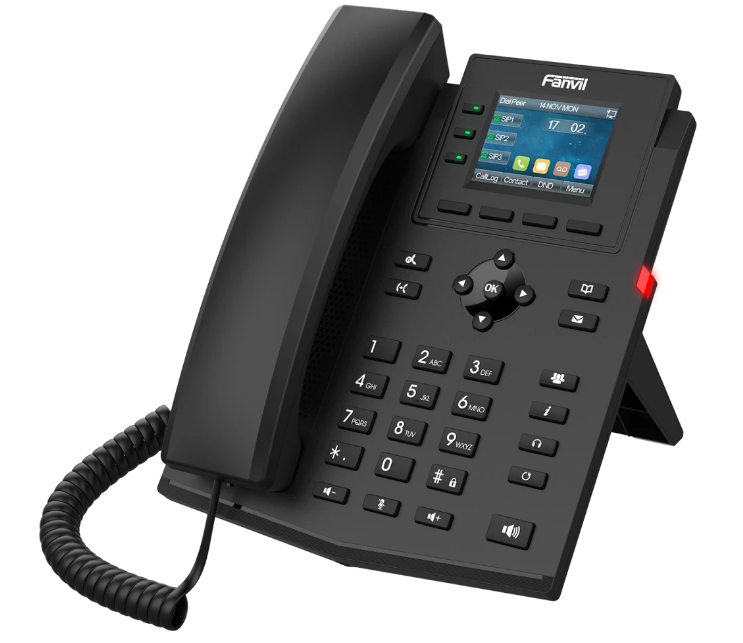 VoIP-телефон Fanvil (Linkvil) X303P, Черный детальное изображение - 1