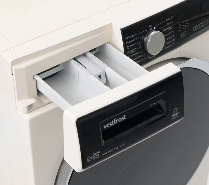 Стиральная машина Vestfrost VFT 8143DDC, Бежевый №4