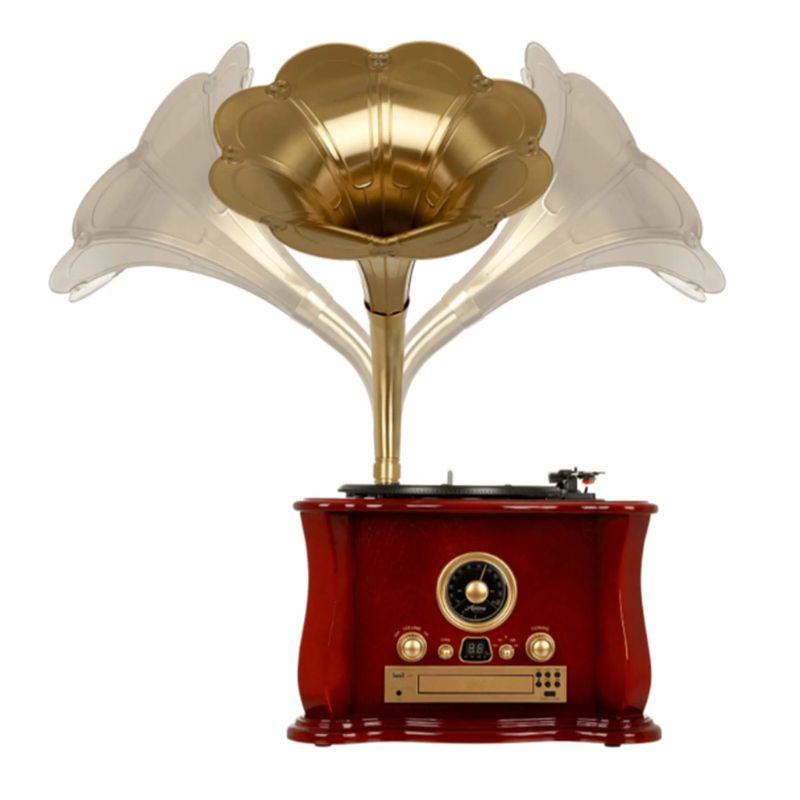 Проигрыватель винила Alive Audio Gramophone, Коричневый детальное изображение - 2