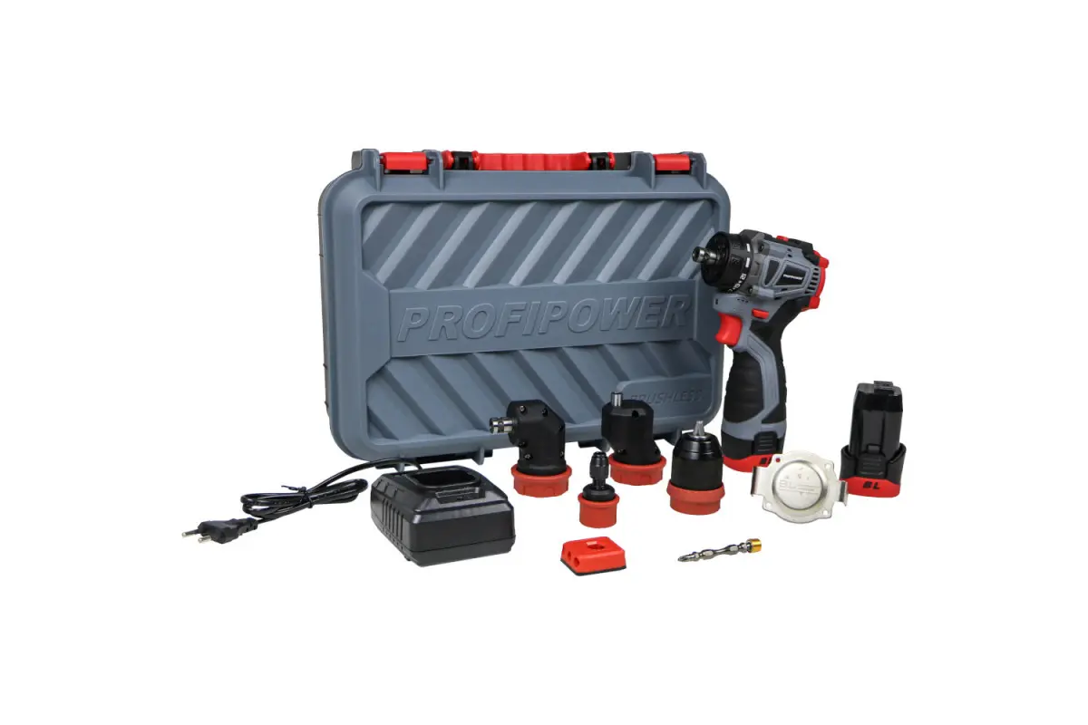 Аккумуляторная дрель-шуруповерт Profipower BL-161C E0249, 21 В, 36 Нм, 2 А·ч  детальное изображение - 5