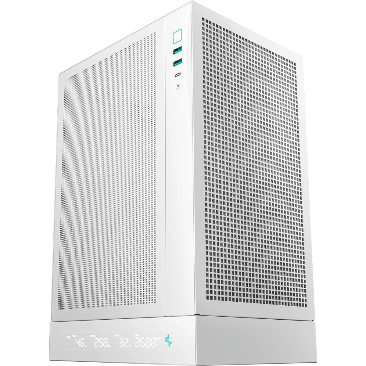 Корпус DeepCool CH170 DIGITAL, Белый детальное изображение - 2