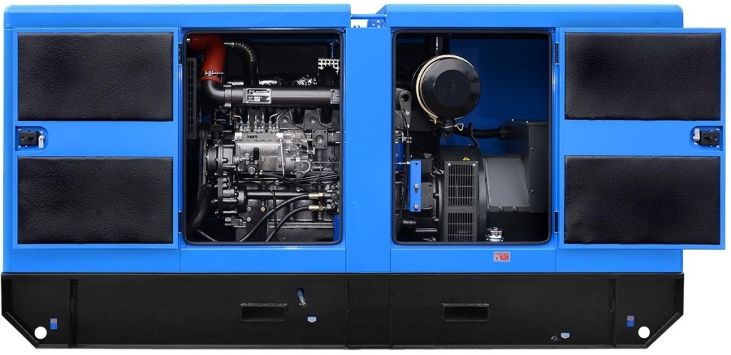 Генератор дизельный ТСС АД-120С-Т400-1РКМ11 (TTD 170TS ST) 042370, в кожухе, 120 кВт, Синий детальное изображение - 3