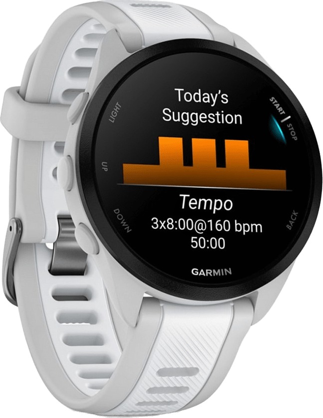 Смарт-часы Garmin Forerunner 165, 43 мм, Белый детальное изображение - 2