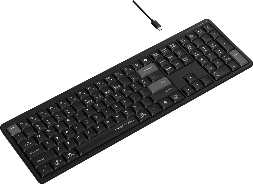 Клавиатура A4Tech Fstyler FBX55C, Черный детальное изображение - 8