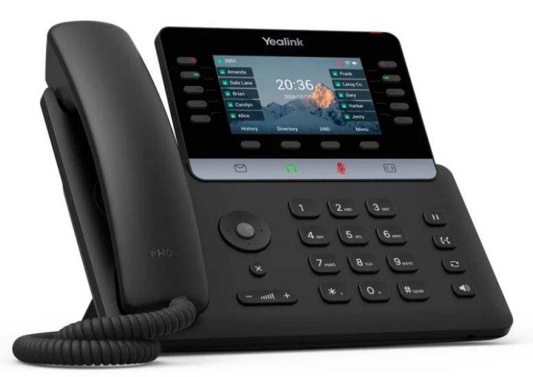 VoIP-телефон Yealink SIP Phone T74U, без блока питания, Черный детальное изображение - 1