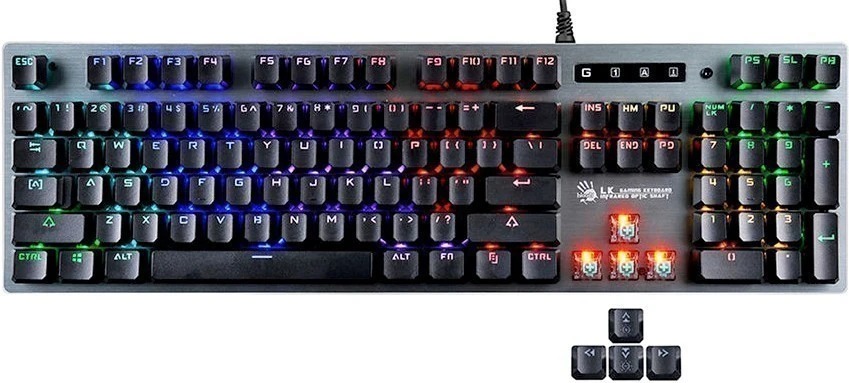 Клавиатура Bloody B765, Черный детальное изображение - 2