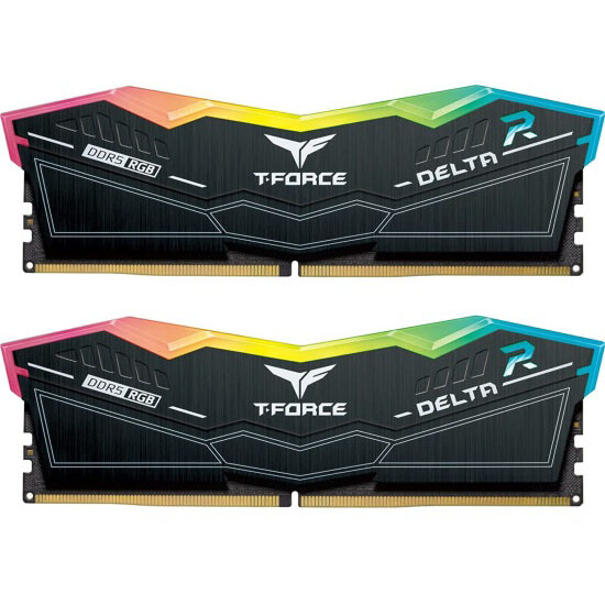 Оперативная память Team T-Force Delta RGB DDR5 6000MHz, FF3D532G6000HC38ADC01, 2x16 Гб KIT, 32 Гб детальное изображение - 1