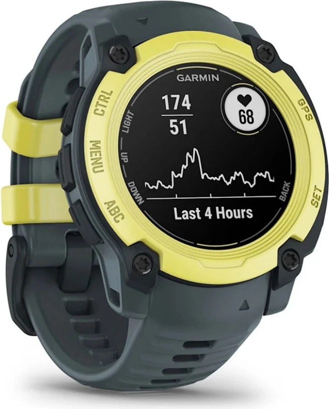Смарт-часы Garmin Instinct E Limited edition, 40 мм, Electric Lime with Twilight Band, Желтый детальное изображение - 2