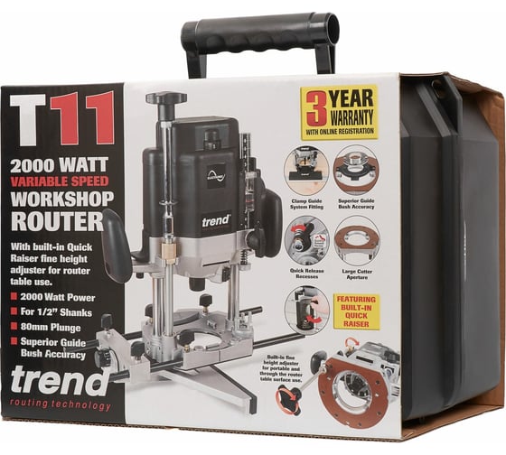 Фрезер TREND T11EK, 2000 Вт, Черный детальное изображение - 10