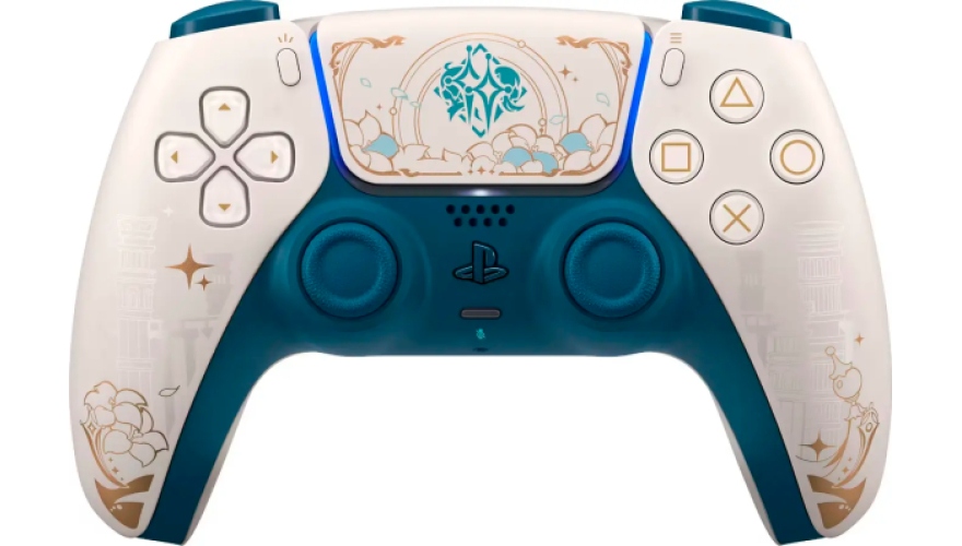 Геймпад Sony DualSense Genshin Impact Limited Edition (Синий) детальное изображение - 1
