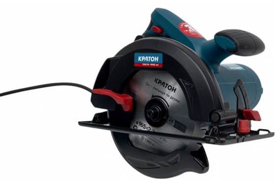 Циркулярная пила Кратон CS-1200/165, 165 мм, 4500 об/мин, 1200 Вт детальное изображение - 1