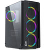 Корпус Powercase Mistral X4 Mesh LED, Черный вариант - 1