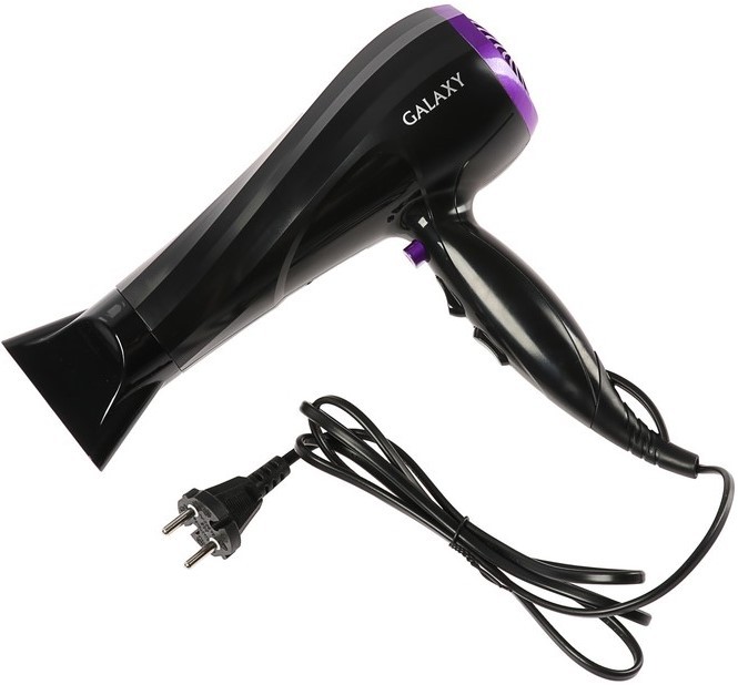 Фен Galaxy GL4332, Черный/Фиолетовый детальное изображение - 6