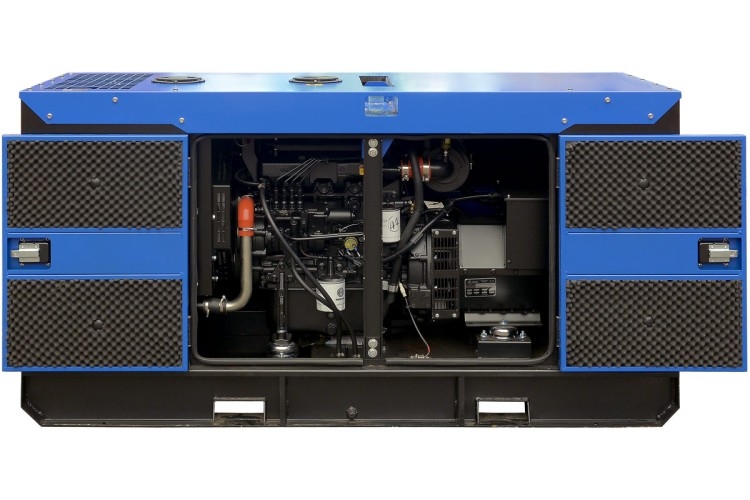 Генератор дизельный ТСС АД-20С-Т400-1РКМ7 (TWС 28TS ST) 043694, в кожухе, 20 кВт, Синий детальное изображение - 3