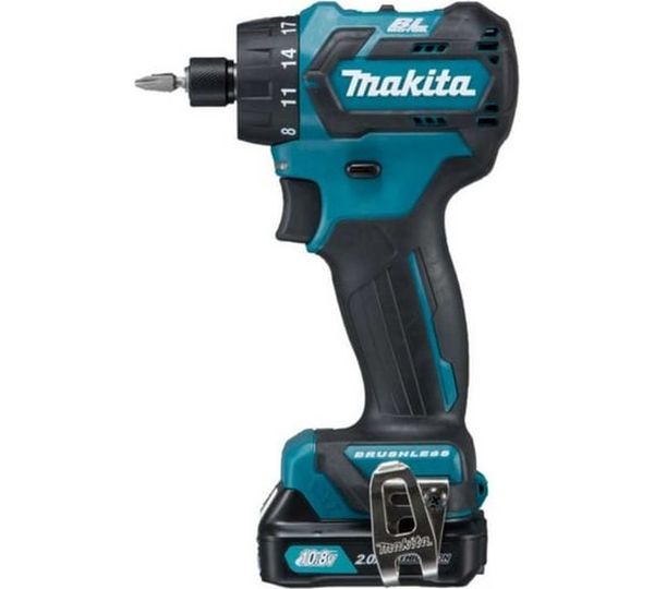 Аккумуляторная дрель-шуруповерт Makita DF032DWAE, 10.8 В, 35 Нм, 2 А·ч детальное изображение - 2