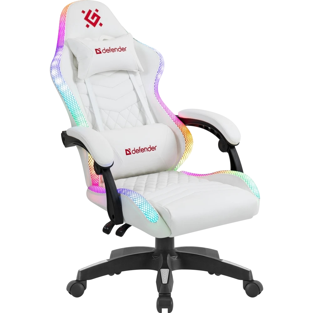 Игровое кресло Defender Core, Белый детальное изображение - 2