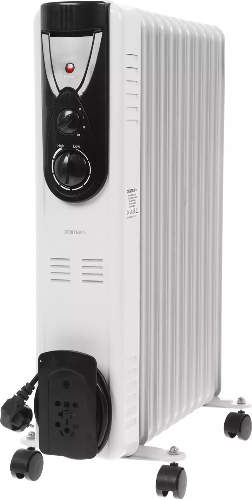 Масляный радиатор Centek CT-6202, Белый №2