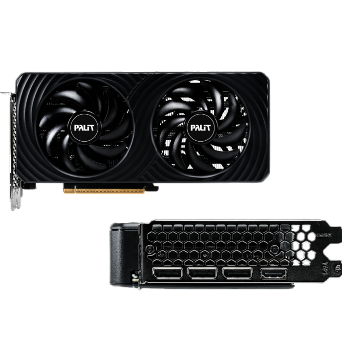 Видеокарта Palit NVIDIA GeForce RTX 5060 Dual, NE75060S19P1-GB2063D, 8 ГБ, Черный детальное изображение - 8