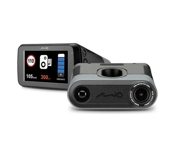 Видеорегистратор MIO-MIVUE-I90, 1920x1080 Full HD dpi, MicroSD, 128 ГБ, Черный детальное изображение - 1