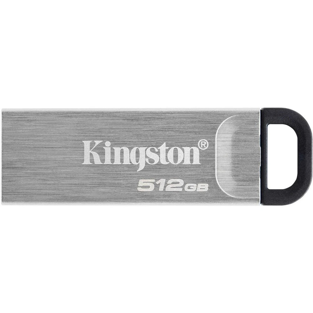 USB Flash накопитель Kingston DataTraveler Kyson (DTKN/512 ГБ) 512 ГБ, серебряный детальное изображение - 2