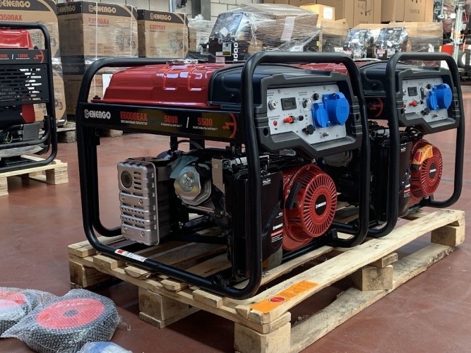 Генератор бензиновый ENERGO E6000EAX 000034184, 5 кВт, Красный детальное изображение - 2