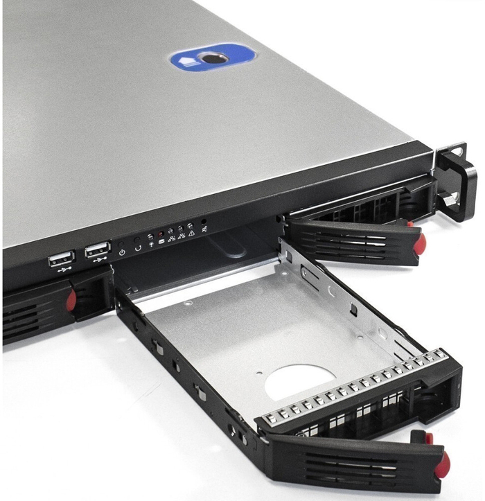 Серверный корпус ExeGate Pro 1U660-HS04/1000ADS, 1000 Вт, Черный №8