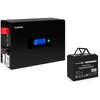 ИБП ExeGate IdealSine SR-600.LCD.2SH + DT 1275 (75Ач) вариант - 1