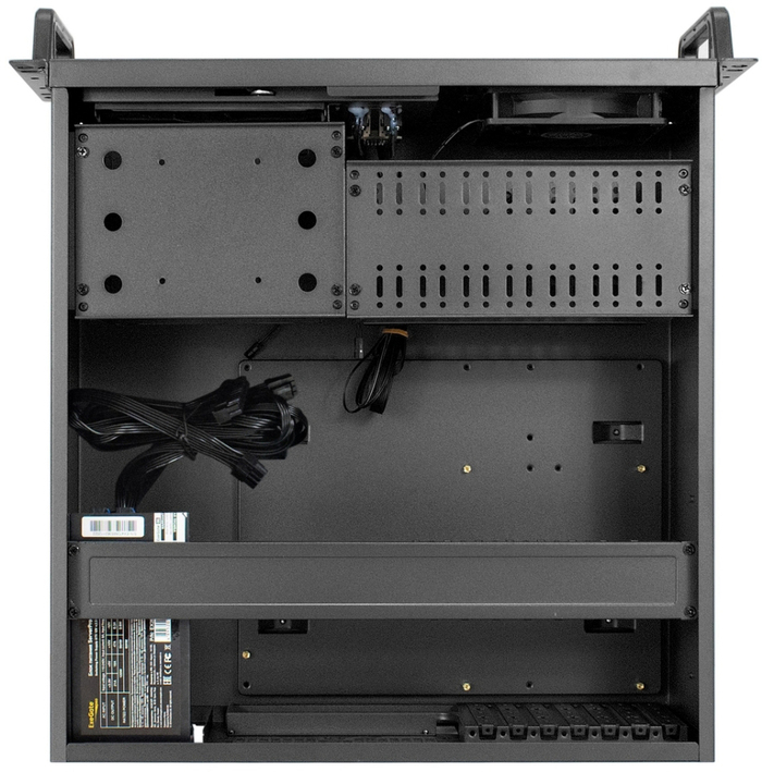 Серверный корпус ExeGate Pro 4U450-17/1200RADS, 1200 Вт, Черный №5
