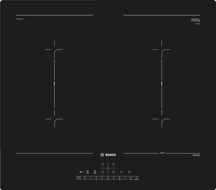 Варочная поверхность Bosch PVQ 611 FC5E, Черный №1