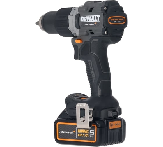 Аккумуляторная ударная дрель-шуруповерт DeWALT McLaren Limited Edition DCD85MP2T-QW, 18 В, 90 Нм, 5 А·ч детальное изображение - 4