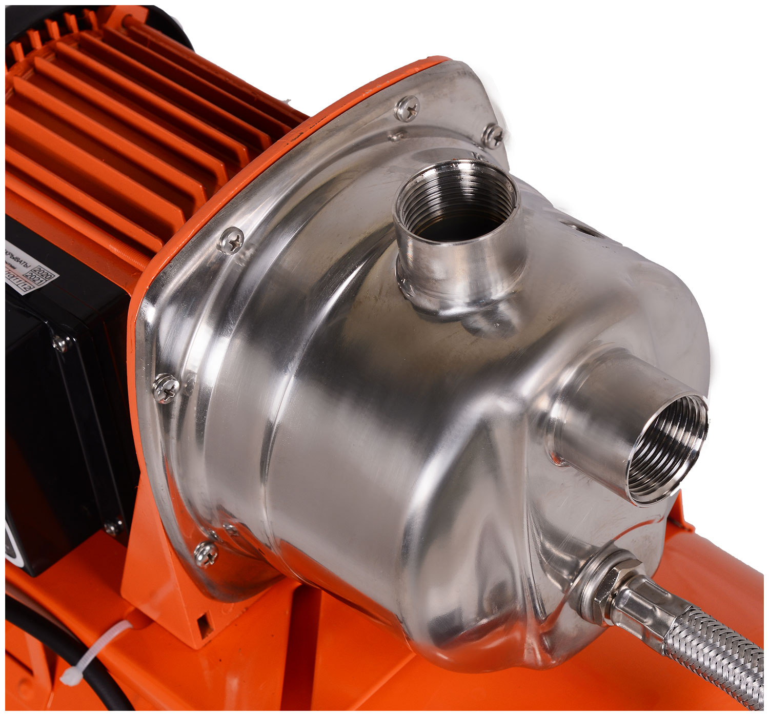 Насос Вихрь АСВ-1200/24Н 68/1/6, 70 л/мин, 25 мм, напор 40 м, d=25 мм, 1200 Вт, Оранжевый детальное изображение - 2